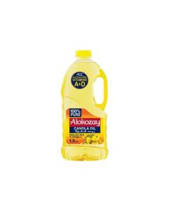 Alokozay Pure Canola Cooking Oil Enriched With Vitamin A and D- 1.5Ltr
