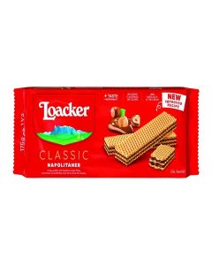 Loacker Classic Napolitaner Crispy Wafer Filled With Hazelnut Cream 175g