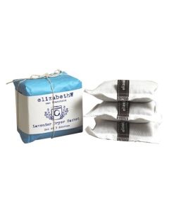 Lavender Dryer Sachet Set of Three Pouches