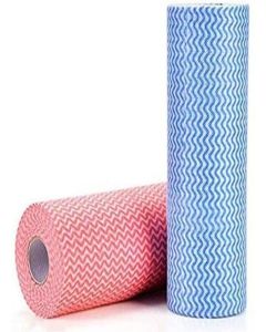 Shopfleet Washable and Reusable - 2 Ply Kitchen Printed Tissue/Towel Paper Roll (Multicolor) Pack of 1