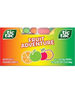 Tic Tac Fruit Adventure Mints - 12 Count