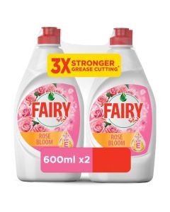 Dishwashing Liquid Rose Bloom 600ml Pack of 2