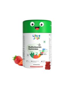 Multivitamin Gummies For Kids 2-6 Years Natural Strawberry Flavour