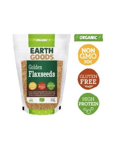 Earth Goods Organic Blond Flaxseeds Gluten-Free 340g