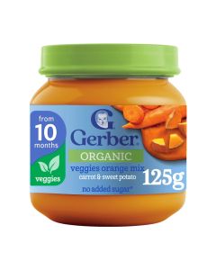 Organic Baby Food Carrot & Sweet Potatoes Jar