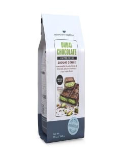 Paramount Roasters Limited Edition Dubai Chocolate Flavored Ground Coffee, 12oz Medium Roast 100% Arabica