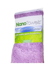 Nano Towels The Amazing Eco Cloth That Cleans Virtually Any Surface with Only Water No More Paper Towels Or Toxic Chemicals 4Pack 14x14 Lavender