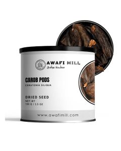 AWAFI MILL Carob Pods 100g - Kharrub Kharoub Ceratonia siliqua Natural Sweet Pods
