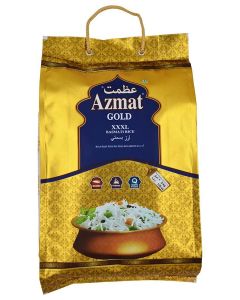Azmat Gold Premium Quality Extra Long Grain Steam Basmati Rice - 20 kg