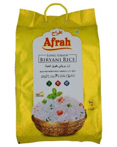 Afrah Premium Quality Long Grain Biryani Rice - 5 Kg