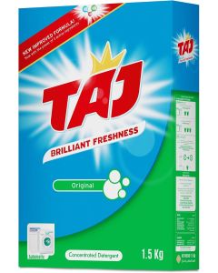 Taj Washing Powder - Deep Cleaning Original Scent Laundry Detergent - 1.5kg