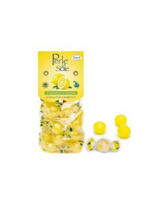 Perle di Sole Italian Lemon Drops Hard Candy Individually Wrapped 705 oz Made with Essential Oils of Amalfi Coast PGI Lemon Italian Imported Gifts From Italy
