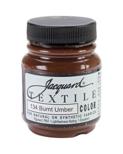 Jacquard Textile Color Burnt Umber Permanent Fabric Paint for Clothes Furniture Upholstery Shoes or Tote Bags Indoor Outdoor Fabric Paint 225 Oz Jar Upholstery Fabric Paint