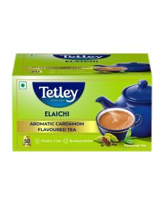 Tetley Elaichi Flavoured Black Chai Tea Bags, 50 Count