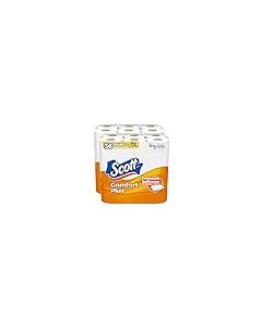 Scott ComfortPlus Toilet Paper 36 Double Rolls 231 Sheets per Roll SepticSafe 1Ply Toilet Tissue