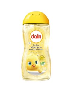 Dalin Baby Shampoo & Body Wash 200ml for Babies & Kids / 2-in-1 Gentle Hair & Body Wash / Tear-Free, Hypoallergenic & pH Balanced / Mild Baby Cleanser / Suitable from Birth