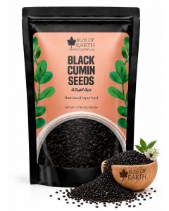 Bliss of Earth Black Cumin Seeds 500g / Kalonji Nigella Sativa Whole Seeds / Premium Natural Spice / Fresh Aromatic Cooking Ingredient / Indian & Middle Eastern Seasoning / Raw Clean Seeds for Baking, Pickles & Daily Use