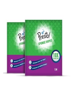 Amazon Brand - Presto! Premium Multi-Purpose Sponge Wipes / Assorted / 10 Count /(5 x Pack of 2)
