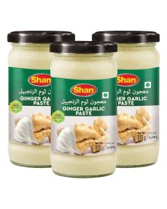 Shan Ginger Garlic Paste 310g (Pack of 3)