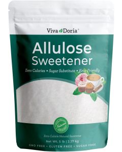 Viva Doria Allulose Sweetener - 5 lb (2.27 kg) Zero Calorie Sugar Substitute for Keto and Diabetic Diets