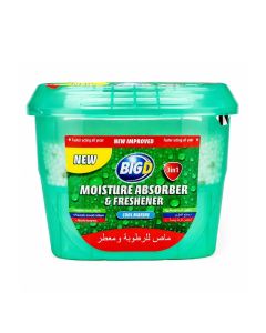 Big D Moisture Absorber and Freshener Cool Marine 12 Weeks – Fast-Acting, Spill-Proof, Odor Prevention, Mold & Mildew Control