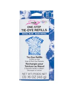 Tulip OneStep TieDye Kit 3 Fabric Dye Refill Packs Packs Royal Blue