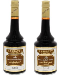 Jallab Syrup by Kassatly Chtaura - 2 Bottles - 20oz/600ml