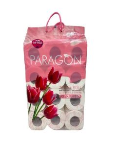 New UltraSoft Paragon Tissue Roll / 2 Ply Tissue / 270 Pulls per Roll, 3240 Sheets / Extra Soft and Strong / Ideal for home usage and Sensitive skin (Pack of 12)