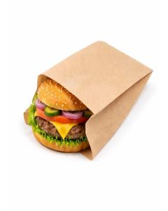 Brown Kraft Paper Bags V Bottom 5×9×3.5" (L×H×B), Food grade paper Bags for Grocery, Restaurants & Takeaway, Food Packing Bags, Brown Bags bulk, 70 GSM Paper, PACK-IN (2000)