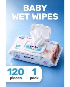 Baby Water Wipes 99% Water 120Pcs