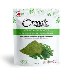 Moringa Leaf Powder 200g / USDA Organic Superfood / Rich in Vitamins B1, B2, Calcium & Iron / Plant-Based Protein & Antioxidants, 7 Oz