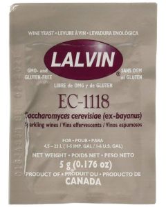 SocalHomeBrew Ec-1118 Saccharomyces Bayanus 3 (5 G. Pouchs)