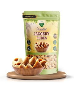 Danodia Foods Organic Jaggery Cubes 1 lb (450g) - Pure & Natural Sweetener