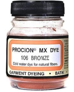 Jacquard Procion Mx Dye Undisputed King of Tie Dye Powder Bronze 23oz Net Wt Cold Water Fiber Reactive Dye Made in USA