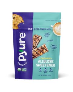 Pyure Organic Allulose Sweetener PlantBased Sugar Alternative No Erythritol Zero Carb Zero Calorie Keto Friendly Zero Glycemic Index Vegan GlutenFree NonGMO USDA Organic 9 oz