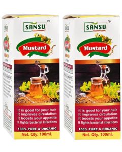 Sansu Mustard Oil 100ml Pack of 3