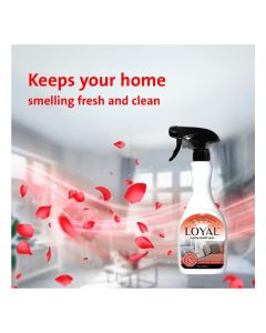 Loyal Fabric Carpet & Air Freshener Sweet Love Fragrance - Odor Control Technology - Long Lasting Freshness Pack of 3-500ml