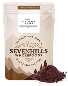 Sevenhills Wholefoods Organic Raw Acai Berry Powder FreezeDried from Brazil 100g