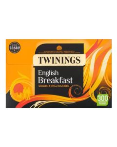 Twinings English Breakfast Tea Bags (Pack of 300) Foil Sealed