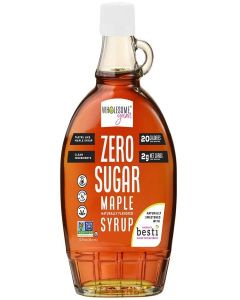 Wholesome Yum Zero Sugar Maple Syrup, Monk Fruit Allulose Keto Maple Syrup