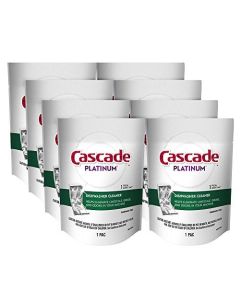Cascade Platinum Dishwasher Cleaner Pods Fresh Scent 1 Count 8 Pack