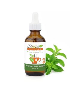 Stevia Select Plain Stevia Liquid Drops Zero Calorie Sweetener All Natural Liquid Pure Stevia Extract Plant Based Sugar Substitute Keto Sweetener Sugar Alternative 2 Oz