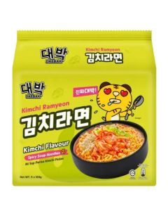 Daebak Kimchi Ramyeon Flavored Spicy Soup Instant Noodles- 5X103gms
