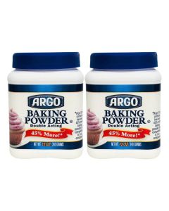 Argo Baking Powder - 12 oz, Pack of 2