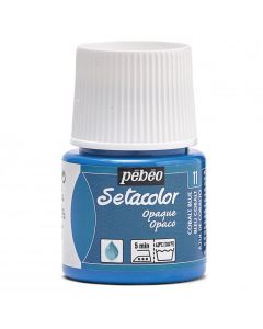 PEBEO Setacolor Opaque Fabric Paint 45Milliliter Bottle Cobalt BlueCobalt Blue 295011