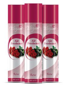 Rose Air Freshener Spray 300ML Pack of 3