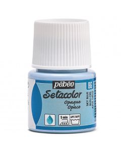 Pebeo Setacolor Opaque Fabric Paint 45ml Sky Blue
