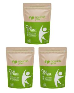 White Quinoa Seeds 500g / Raw Healthy Super Food / GlutenFree / Saponin Free / High Protein & Fiber / Diet Food / 100% Wholegrain Cereal pcak of 5