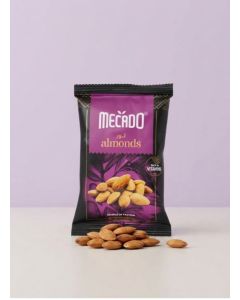 MECADO Premium Almonds / Crunchy & Delicious Healthy Everyday Snack / Rich in Vitamins & Source of Protein / Convenient 40g Pack