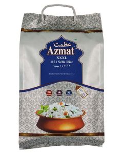 Azmat XXXL 1121 Premium Quality Extra Long Grain Exquisite Pakistani Basmati Sella Rice - 10 kg